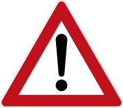 Zeichen 101 Gefahrstelle StVO 1970.svg